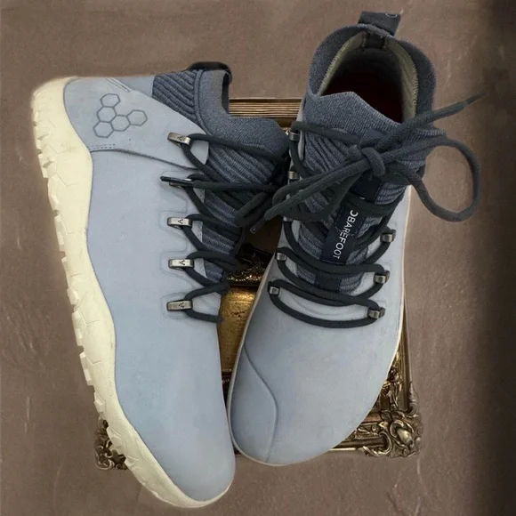 VIVOBAREFOOT • Magna FG Blue Haze Sneakers Hiking Shoes Firm Ground Terrain - Picture 8 of 9